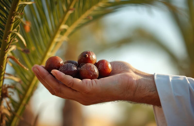 تمور أثناء الحصاد — صورة توضيحية